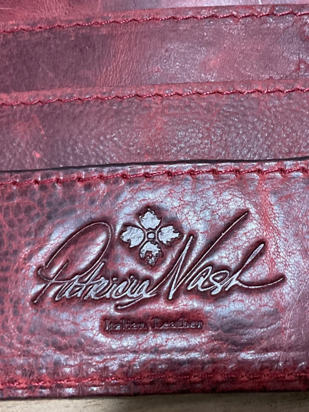 Patricia Nash embossed leather